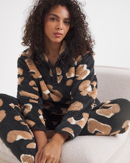 Simply Be Fleece Twosie Animal Print