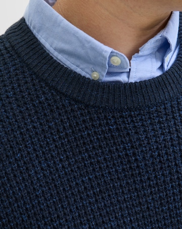 Jack & Jones Global Knitted Jumper - Navy