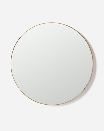 Gold Round Wall Mirror