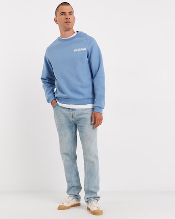 Napapijri Back Graphic Sweatshirt - Blue