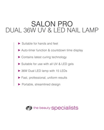 Rio UV Nail Lamp 36W Dual LED