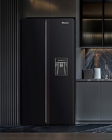 Fridgemaster MS83430DEB Non-Plumbed Total No Frost Freestanding American