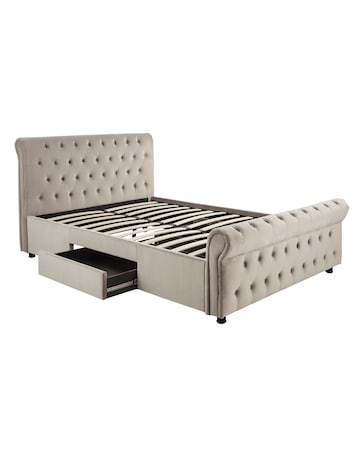 Kingston Velvet Storage Bed Frame