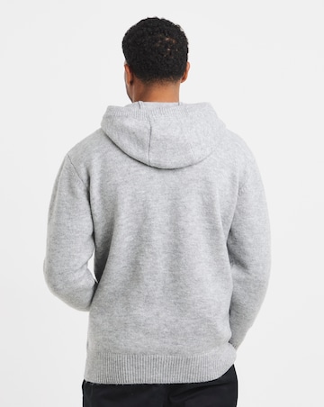 Relaxed Fit Soft Touch Knitted Hoodie