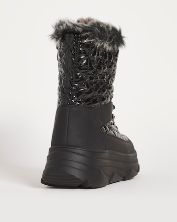 Alaska Lace Up Snow Boots - Extra Wide Fit (EEE)