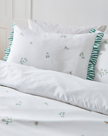 Julipa Katie Floral Ruffle Duvet Cover Set