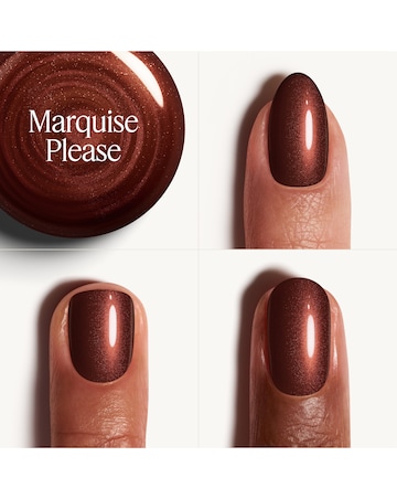 Gel by essie Marquise Please, Metallic Rich Brown Nail Polish, 13.5ml