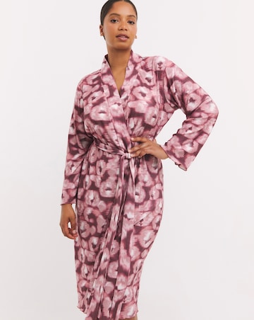 Plisse Kimono Dressing Gown