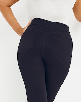 Simply Be Sculpt &amp; Define Black Bootcut Jeggings