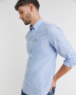 Lyle &amp; Scott Classic Long Sleeve Oxford Shirt - Blue
