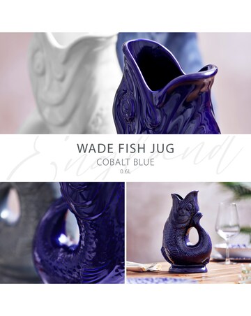 Wade Blue Fish Jug - 0.6L