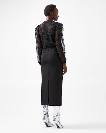 French Connection Sabina Mesh Long Sleeve Shirt