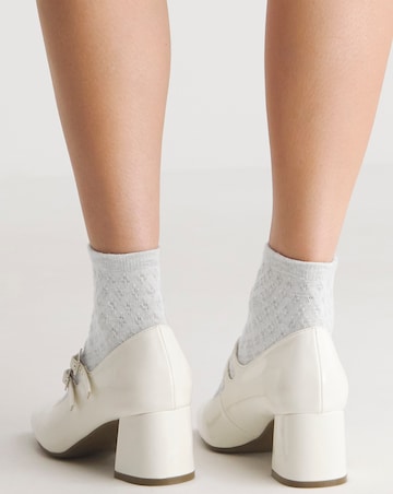 Kody Mary Jane Block Heeled Shoes Wide E Fit