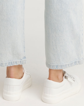 Kate Lace Up Zip Detail Chunky Trainers - Extra Wide Fit (EEE)