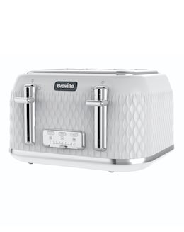 Breville VTT911 Curve 4 Slice White Toaster