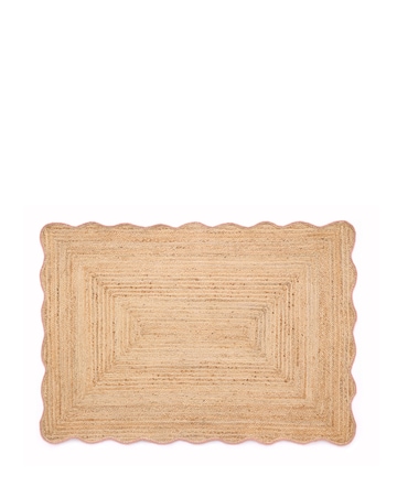 Jute Escallop Rug