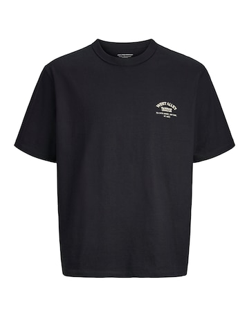 Jack& Jones Bedford Back Graphic T-Shirt - Black