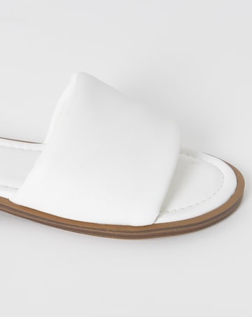 Athena Classic Flat Mules - Wide Fit (E)