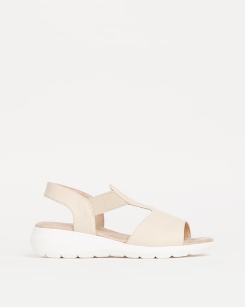 Cushion Walk Elastic Sandals - Ultra Wide Fit (EEEEE)