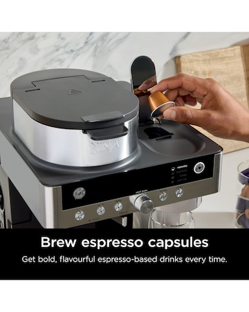 Ninja Prestige Dualbrew System CFN802UK Silver/ Black