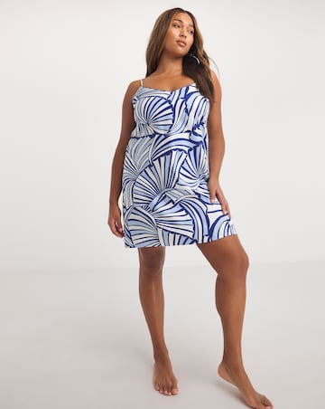 Cyberjammies Woven Shell Geo Print Strappy Chemise