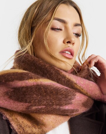 Multi Brushed Patterned Scarf