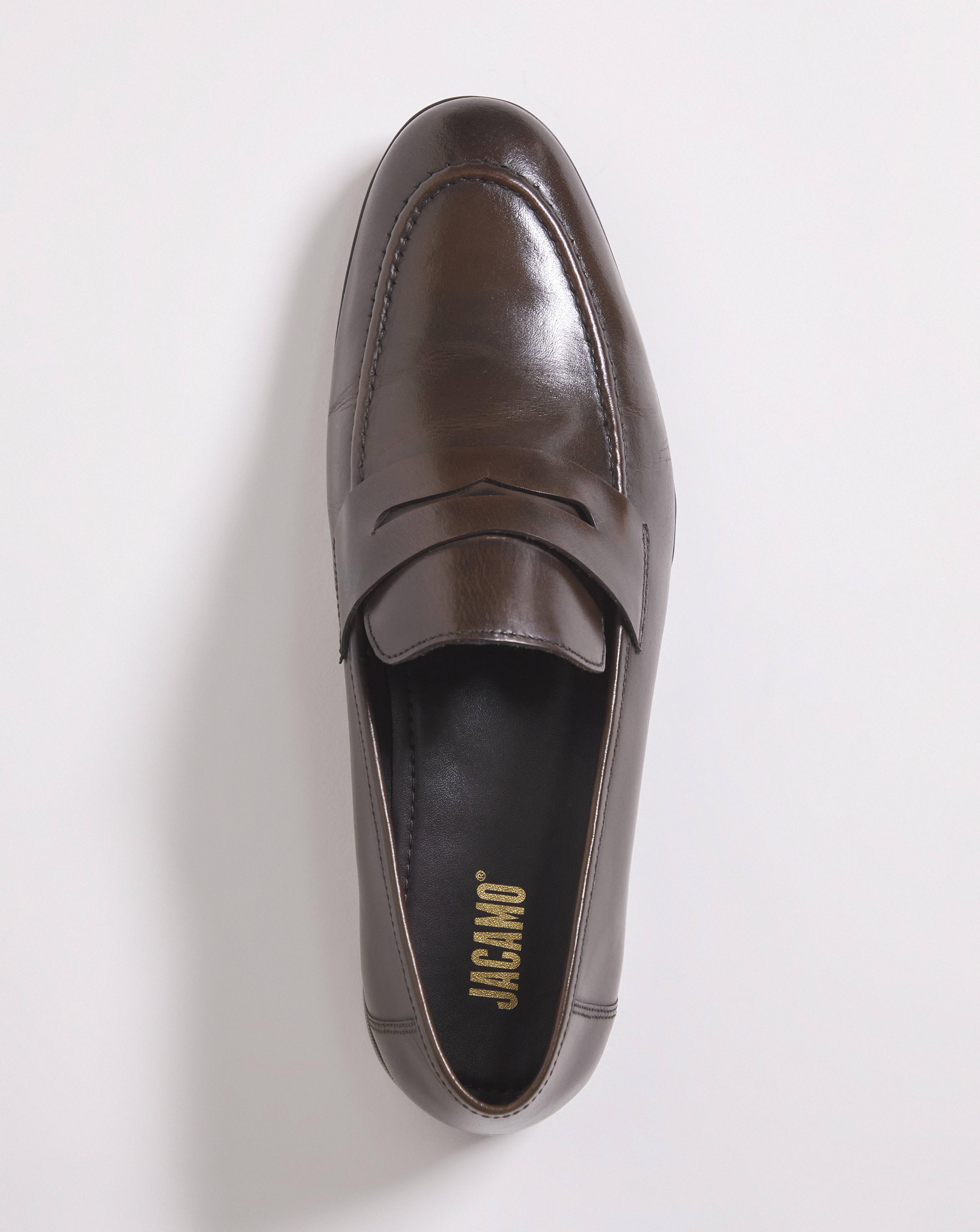 Formal Leather Penny Loafer Wide