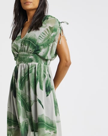 Religion V Neck Maxi Dress