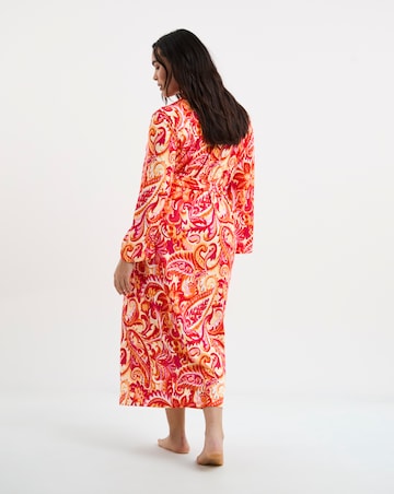 Figleaves Floral Gown With Bag And Eye Mask