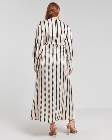 Joanna Hope Jacquard Wrap Dress