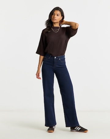 Indigo 24/7 Wide Leg Jeans