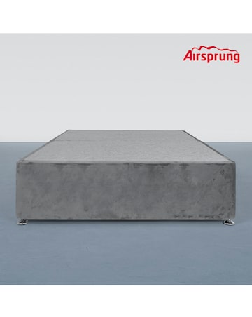 Airsprung Velvet Divan Base with 4 Drawers