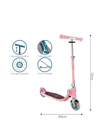Globber Flow Foldable Junior - Pastel Pink