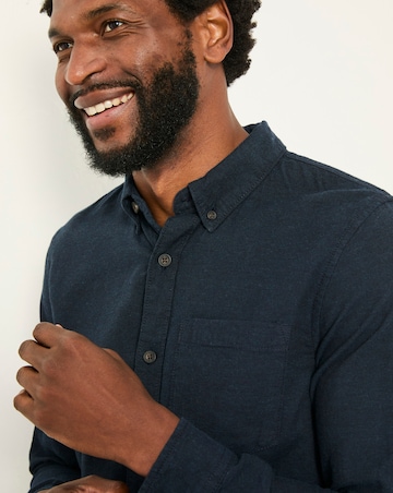 FatFace Oxlow Long Sleeved Shirt (Regular & Tall) - Navy