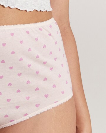 Pretty Secrets (6 Pack) Cotton Full Fit Brief Knickers