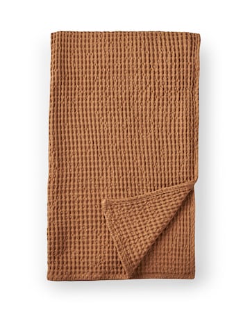 Pineapple Elephant Jaipur Waffle Cotton Throw