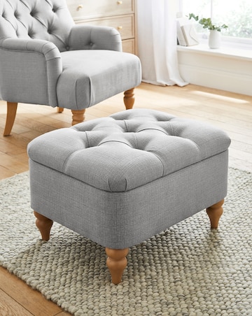 Julipa Mae Fabric Storage Ottoman