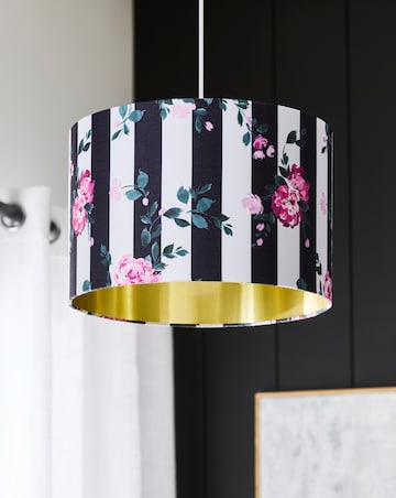 Joanna Hope Lainey Striped Floral 35cm Shade