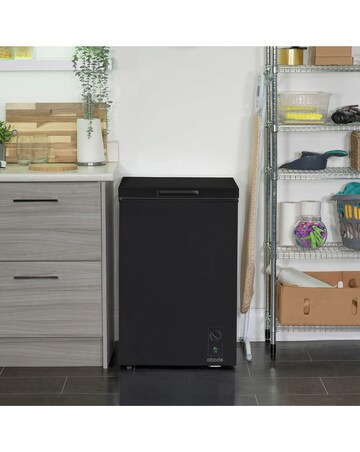 Abode A99CF0E1B Chest Freezer 99L Black + Install
