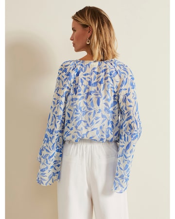 Phase Eight Simi Leaf Filcoupe Blouse