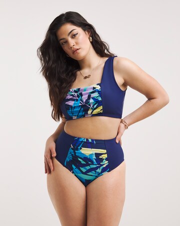 Leaf Mix and Match High Waist Bikini Bottoms