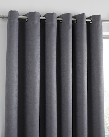 Fusion Strata Light Filtering Eyelet Curtains