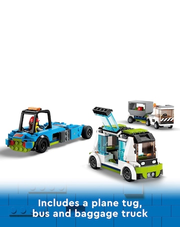 LEGO City Passenger Aeroplane Toy & 4 Airport Vehicles 60367