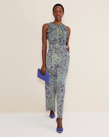 Phase Eight Maggie Ruffle Printed Jumpsuit