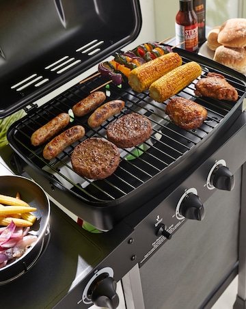 2 Burner Gas BBQ with Side Burner