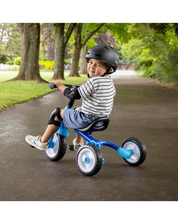 Xootz Switch Rider Folding Balance Bike Trike - Blue