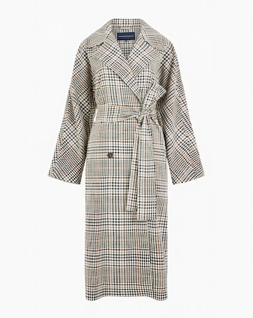 French Connection Dandy Check Trench Coat