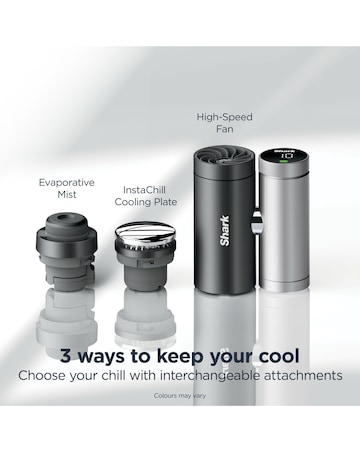 Shark ChillPill 3-in-1 Fan, Mist & InstaChill System - Iced Latte