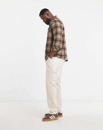 Double Pocket Check Overshirt