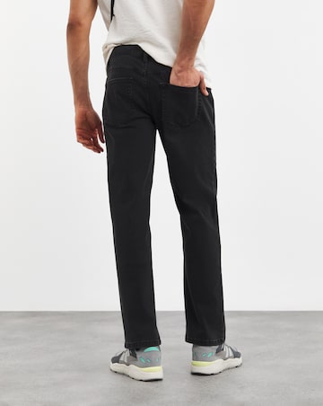 Loose Fit Stretch Jean Black